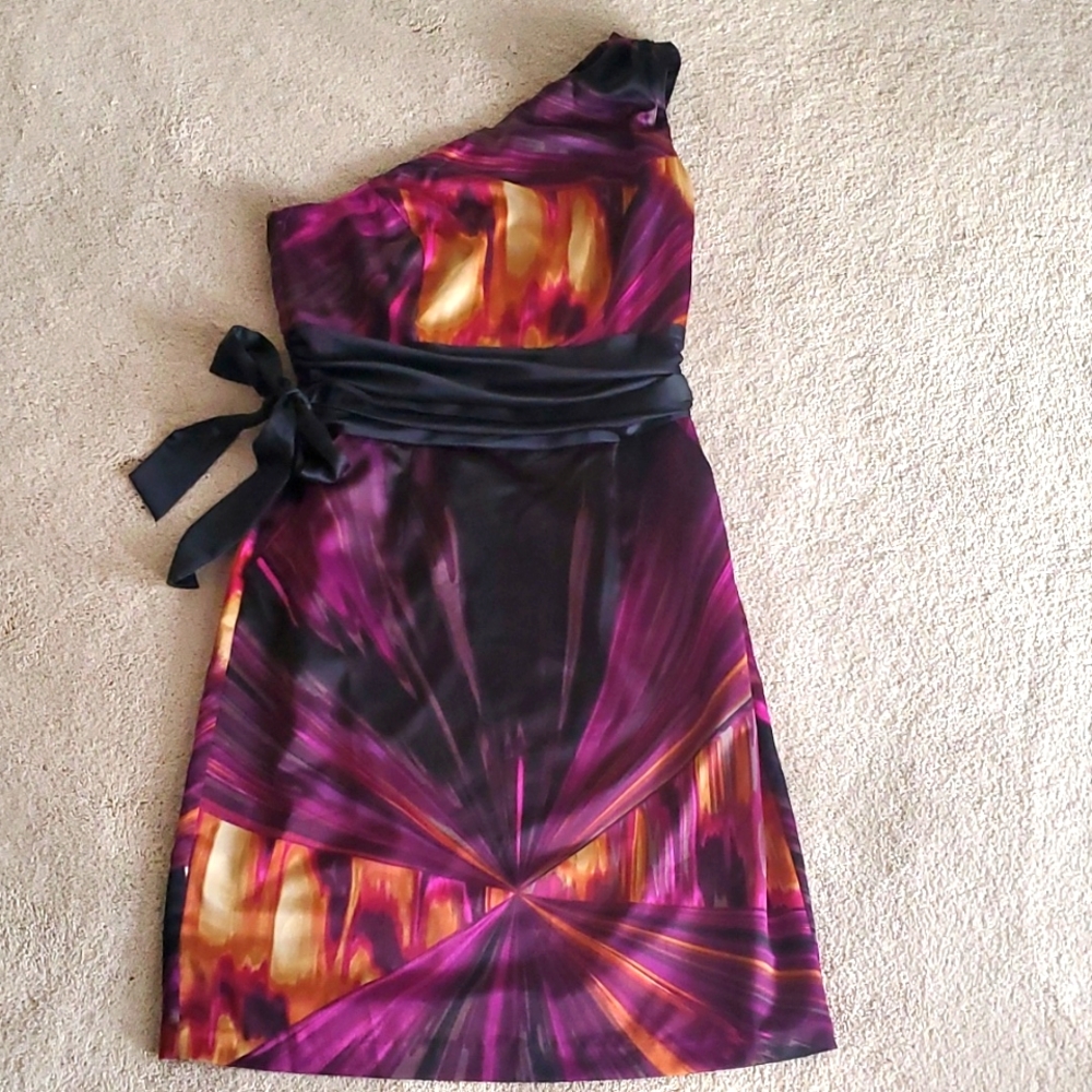 Worthington One-Shoulder Dress, Size 8 NWT